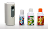 Duftspender. batteriebetrieben, für vielseitige Anwendungen und Düfte von Hygiene Vision